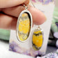 Bumblebee oval earrings