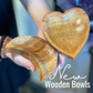 Acaia Wooden Heart Bowl