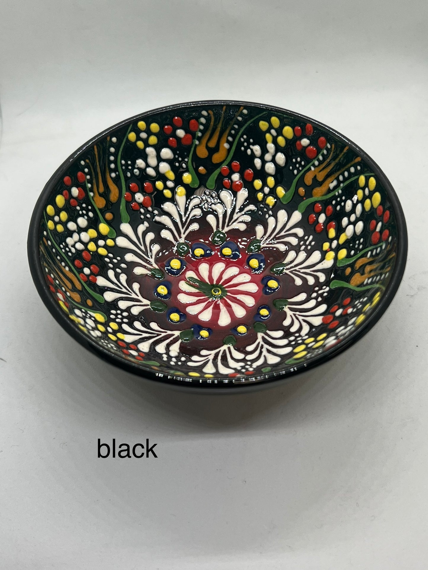 Turkish Glass Bowl - Multiple Colors